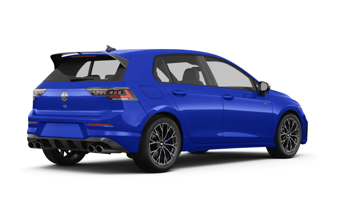 Volkswagen Golf R  - Back view Volkswagen Golf R  - Back view