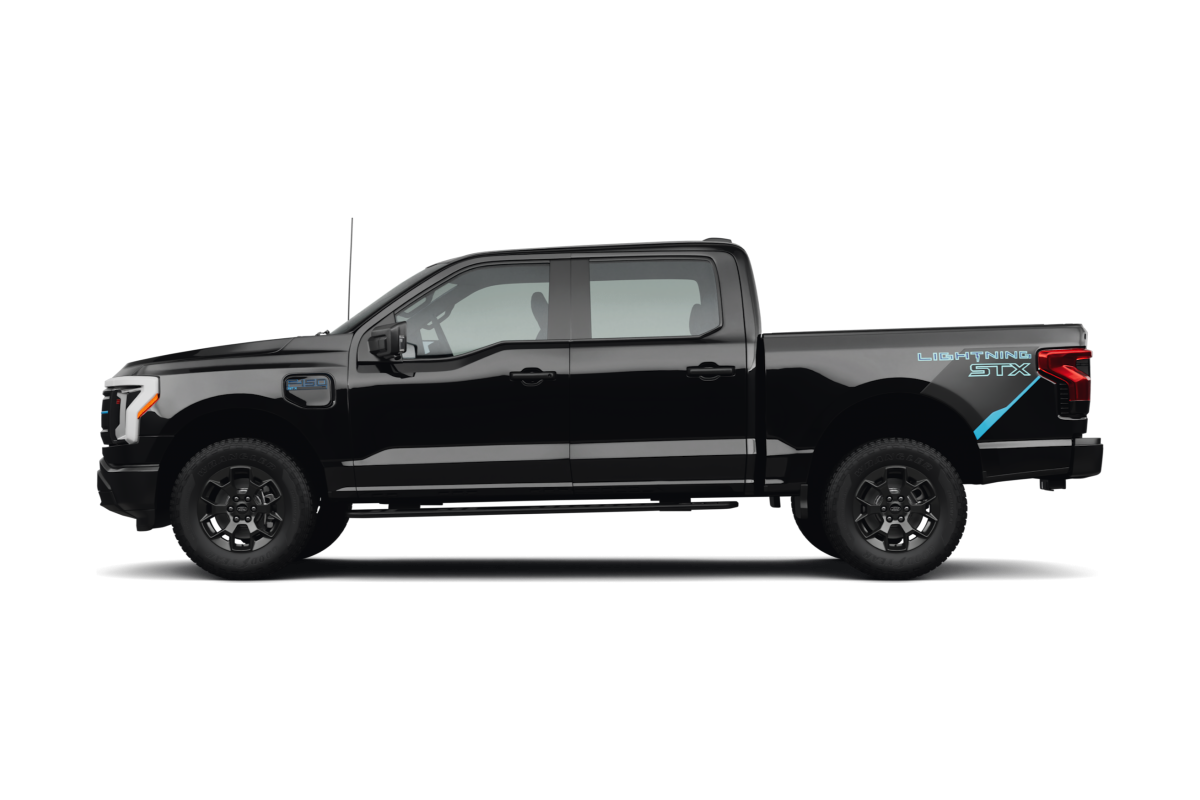 Ford F-150 Lightning - Side view Ford F-150 Lightning - Side view